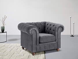 Sessel HOME AFFAIRE "Chesterfield B/T/H: