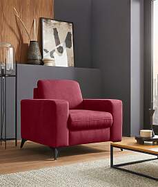 Sessel HOME AFFAIRE "Lolland", rot