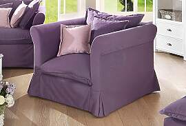 Sessel HOME AFFAIRE "Luise", lila