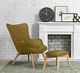 Sessel HOME AFFAIRE "Nicko", gelb