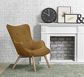 Sessel HOME AFFAIRE "Nicko", gelb