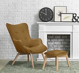 Sessel HOME AFFAIRE "Nicko", gelb