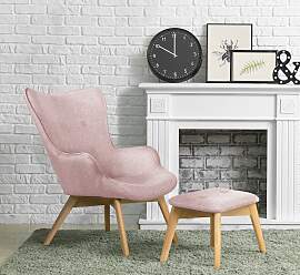 Sessel HOME AFFAIRE "Nicko", rosa,