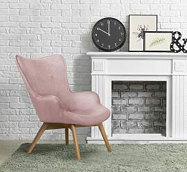 Sessel HOME AFFAIRE "Nicko", rosa,