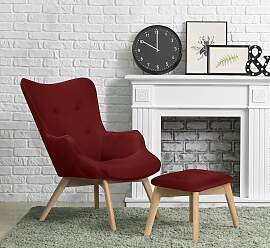 Sessel HOME AFFAIRE "Nicko", rot