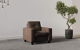 Sessel HOME AFFAIRE "Varese", braun