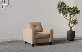 Sessel HOME AFFAIRE "Varese", braun