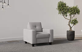 Sessel HOME AFFAIRE "Varese", silber,