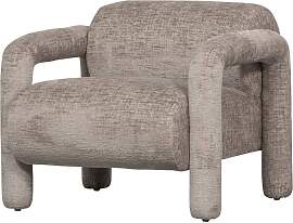 Sessel Lenny aus Samt, modernes Retro Design,