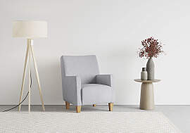 Sessel SIT & MORE "Bosse", silber,