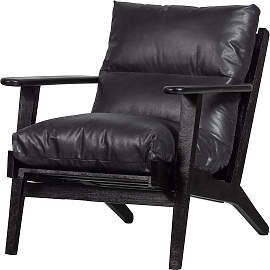 Sessel WOOOD "Houston", schwarz, B:71cm