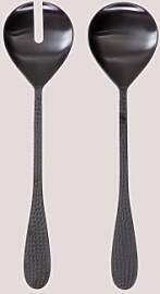 Set Aus 2 Salatbesteckteilen Aus Edelstahl Aina