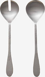 Set Aus 2 Salatbesteckteilen Aus Edelstahl Aina