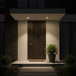 Set aus 3 Ivy Einbaustrahlern Quadratisch Weiß