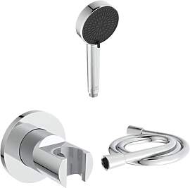 Set aus Ideal Standard BD580AA Alu + Handbrause,