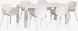 Set Aus Rechteckigem Tisch 180x100 Cm Arnadine Und 