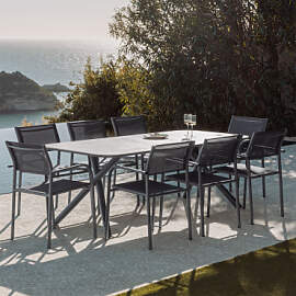 Set Aus Rechteckigem Tisch 200x95 Cm Aus