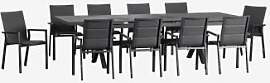 Set Aus Rechteckigem Tisch 240-300x100 Cm,