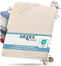 Setex - Frottier Bettlaken mit Gummizug kuschelig