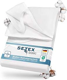 SETEX Wasserdichter Molton Matratzenschutz,