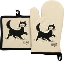 Set gant et manique - Chat Balade Winkler Dubout
