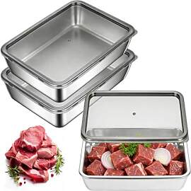 Set mit 3 Aufschnittbox Fresh, 25x20x5 cm