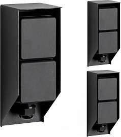 Set von 3 Gartensteckdosen Double Wall