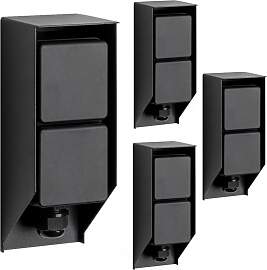 Set von 4 Gartensteckdosen Double Wall