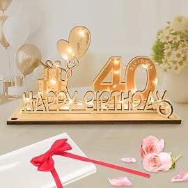 Seutgjie 40 Geburtstag Deko für Mann Frau