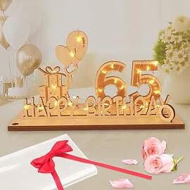 Seutgjie 65 Geburtstag Deko für Mann Frau