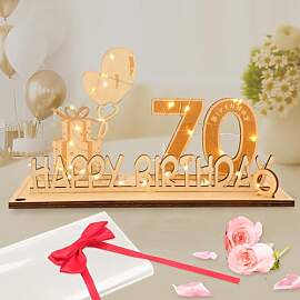 Seutgjie 70 Geburtstag Deko für Mann Frau