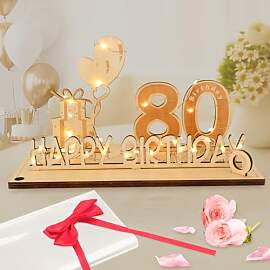 Seutgjie 80 Geburtstag Deko für Mann Frau
