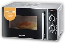SEVERIN 2-in-1 Mikrowelle mit Grill 700 W,