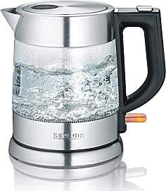 SEVERIN Glas Wasserkocher, 1,0L, leistungsstark