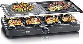 SEVERIN Raclette-Grill mit Naturgrillstein und