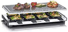 SEVERIN Raclette mit Naturgrillstein, elektrischer 