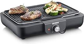 Severin Tischgrill mit Aluminium-Grillplatte, für 