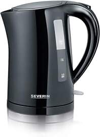 SEVERIN Wasserkocher 1,5 Liter schwarz.