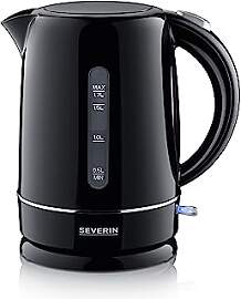 SEVERIN Wasserkocher, 1,7 L, kompakt, schwarz und