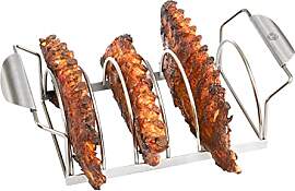 SGEFU Spare Rib Halter BBQ – Edelstahlhalter
