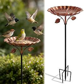 SGZIOO Metall Vogeltränke Stehend, 85 cm Antike
