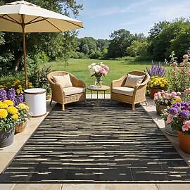 SHACOS Outdoor Teppich Wetterfest 150x240 cm