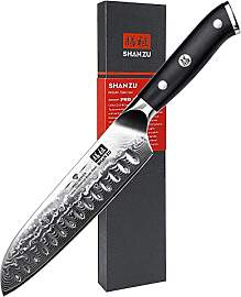 SHAN ZU Damast Santokumesser Kochmesser 67
