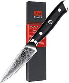 SHAN ZU Damastmesser Gemüsemesser Schälmesser