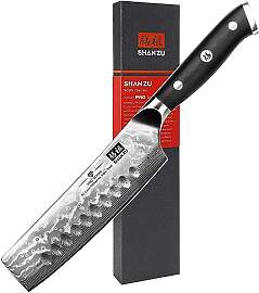 SHAN ZU Kochmesser Nakiri Küchenmesser Profi
