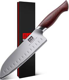 SHAN ZU Profi Santoku Messer küchenmesser 18cm -