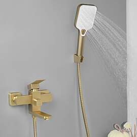 SHANFO Badewannenarmatur mit Handbrause, Armatur