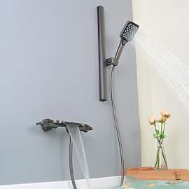 SHANFO Badewannenarmatur mit Handbrause,