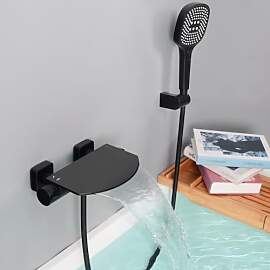 SHANFO Badewannenarmatur mit Handbrause,