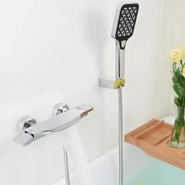 SHANFO Badewannenarmatur mit Handbrause,